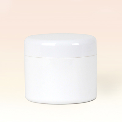 30ml Double Wall White Plastic Jar