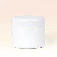 30ml Double Wall White Plastic Jar