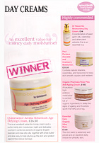 Age Defying Cream Award