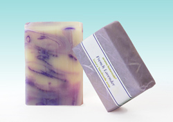 Pure and natural lavender aromatherapy soap