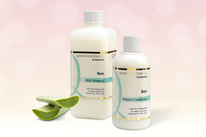 Aromatherapy hair care bases